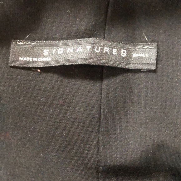 Signature8 Matching Black Bodycon Skirt&Crop Set S - Picture 6 of 6